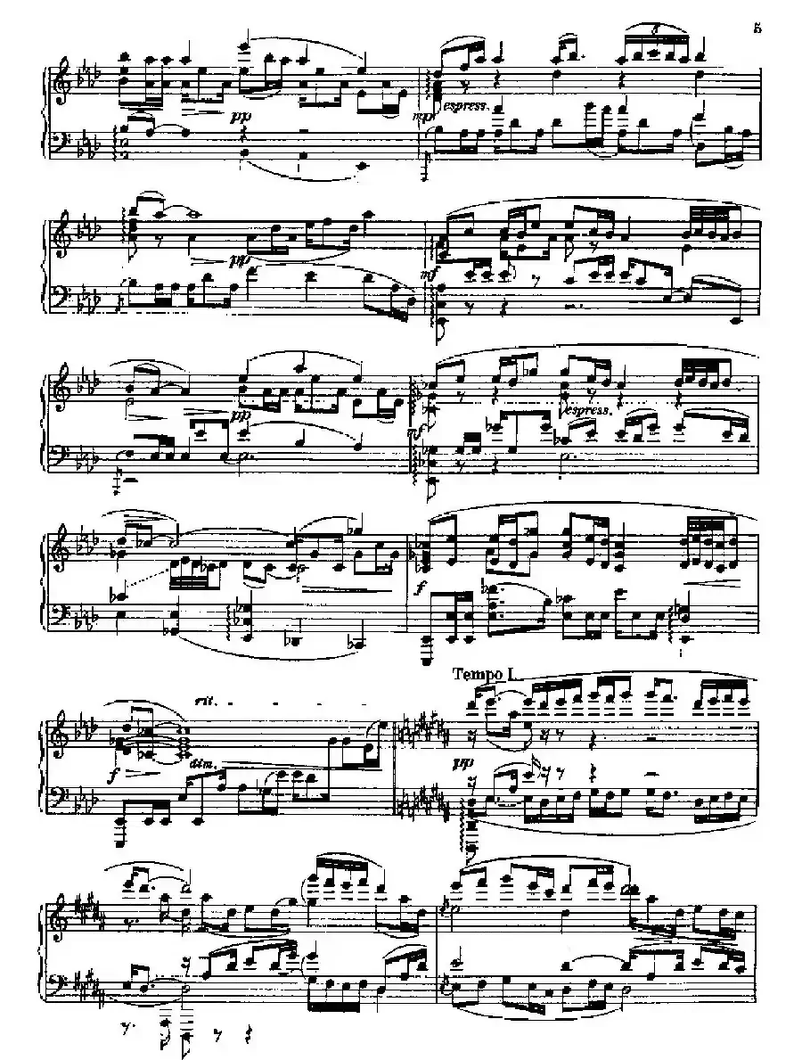 Three Preludes on Gregorian Melodies（三首格里高利圣咏前奏曲 1. 很慢的慢板）