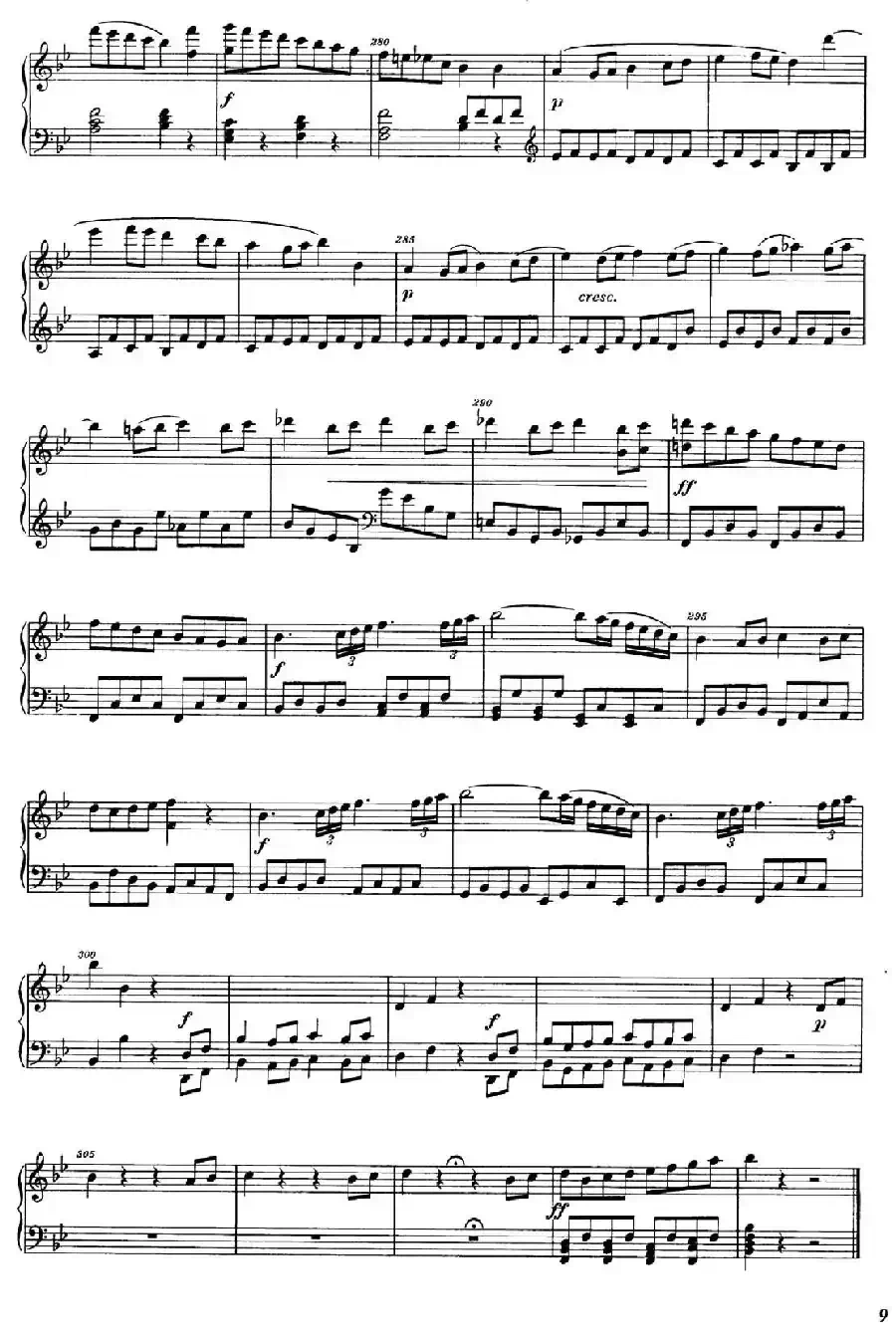 降B大调钢琴奏鸣曲 （Piano Sonata in B-flat Major Op.1）