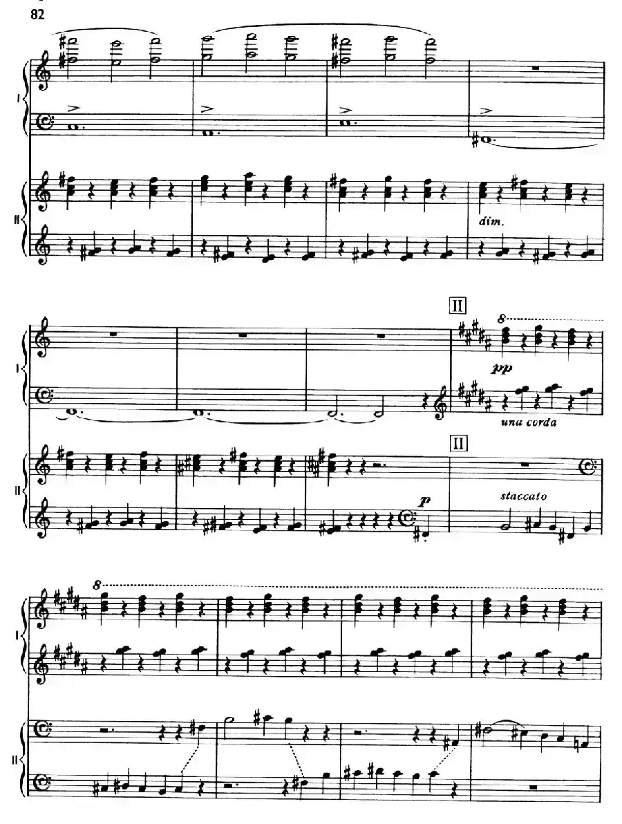 The Planets Op.32（双钢琴）（行星·第六乐章 天王星—魔术师）