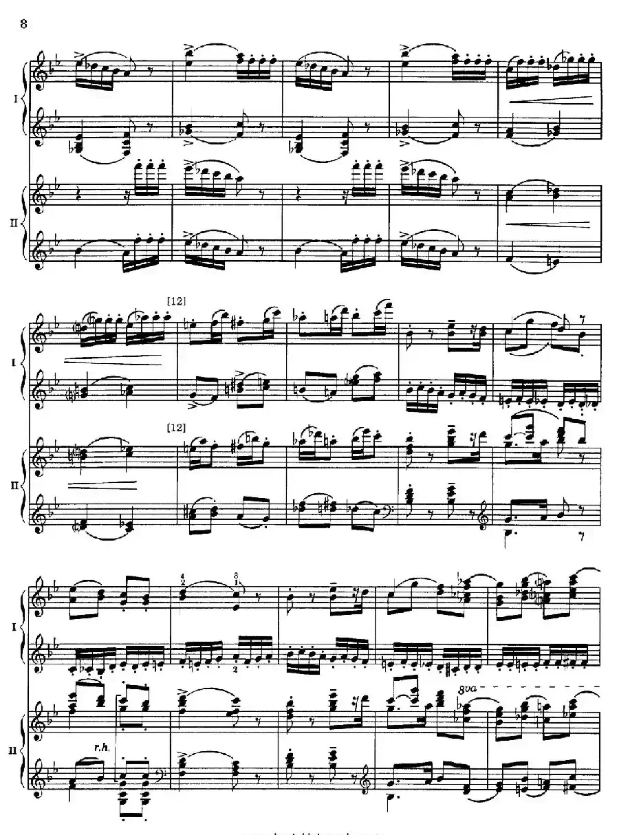 Nutcracker Op.71 芭蕾舞剧《胡桃夹子》（改编双钢琴版·第一部分）