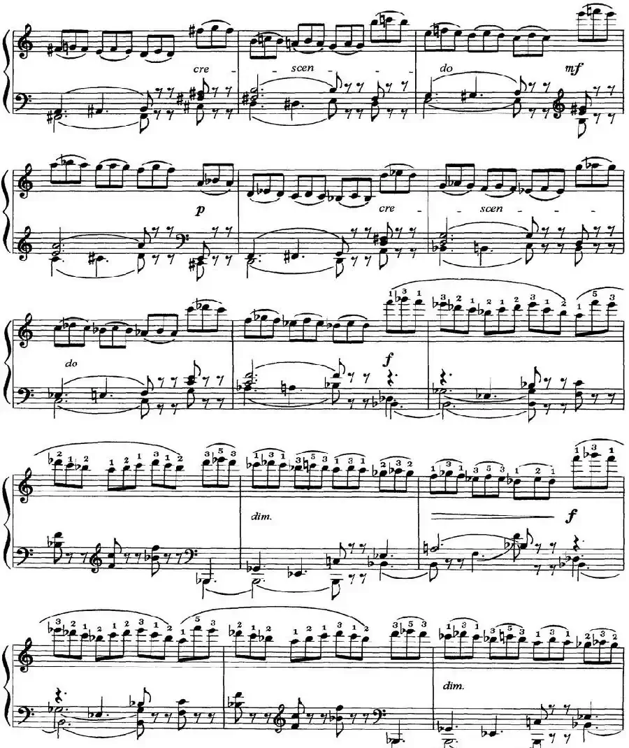 柴可夫斯基18首钢琴小品Op.72（10.Scherzo-fantaisie）