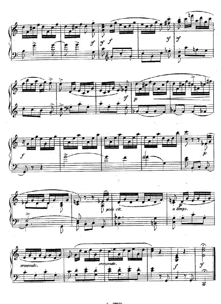 36 Etudes Rhythmiques et Melodiques Op.105（36首节奏与旋律练习曲 31—36）