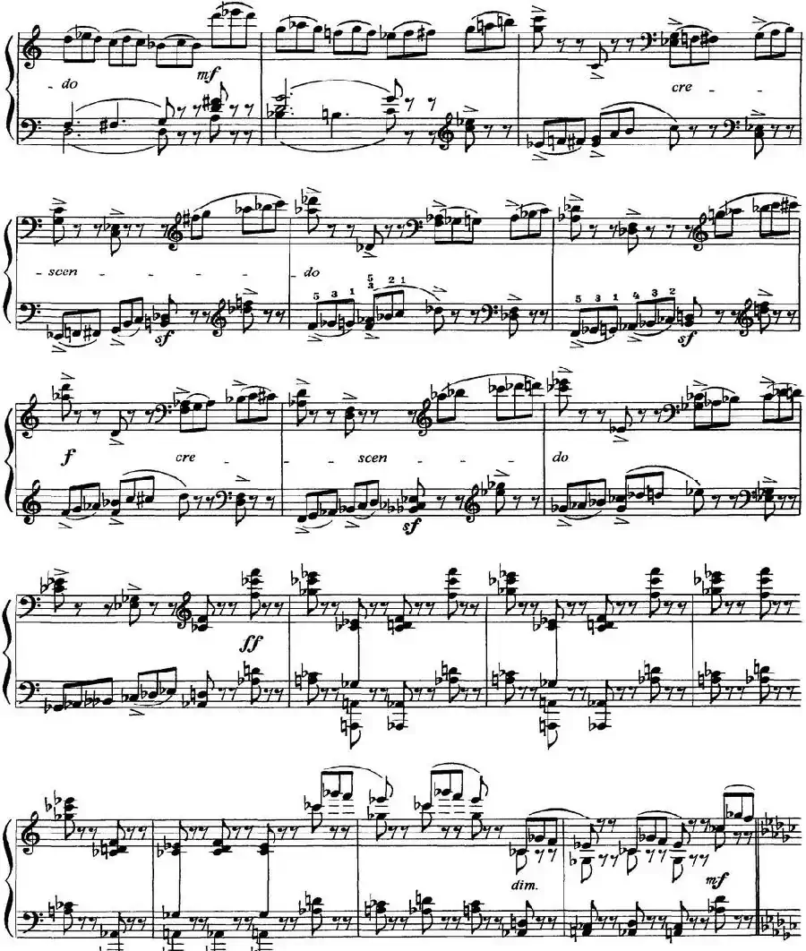 柴可夫斯基18首钢琴小品Op.72（10.Scherzo-fantaisie）
