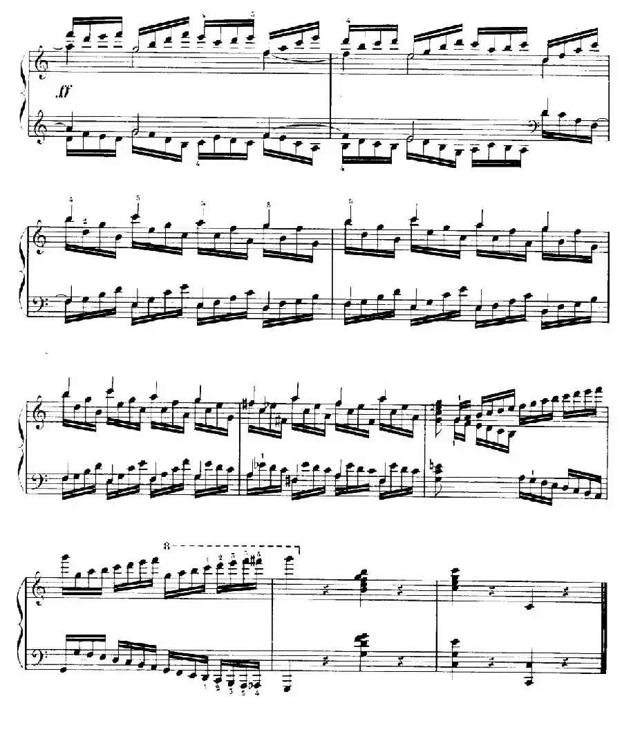 15 Etudes de Vortuosite Op.72（15首辉煌练习曲·10）