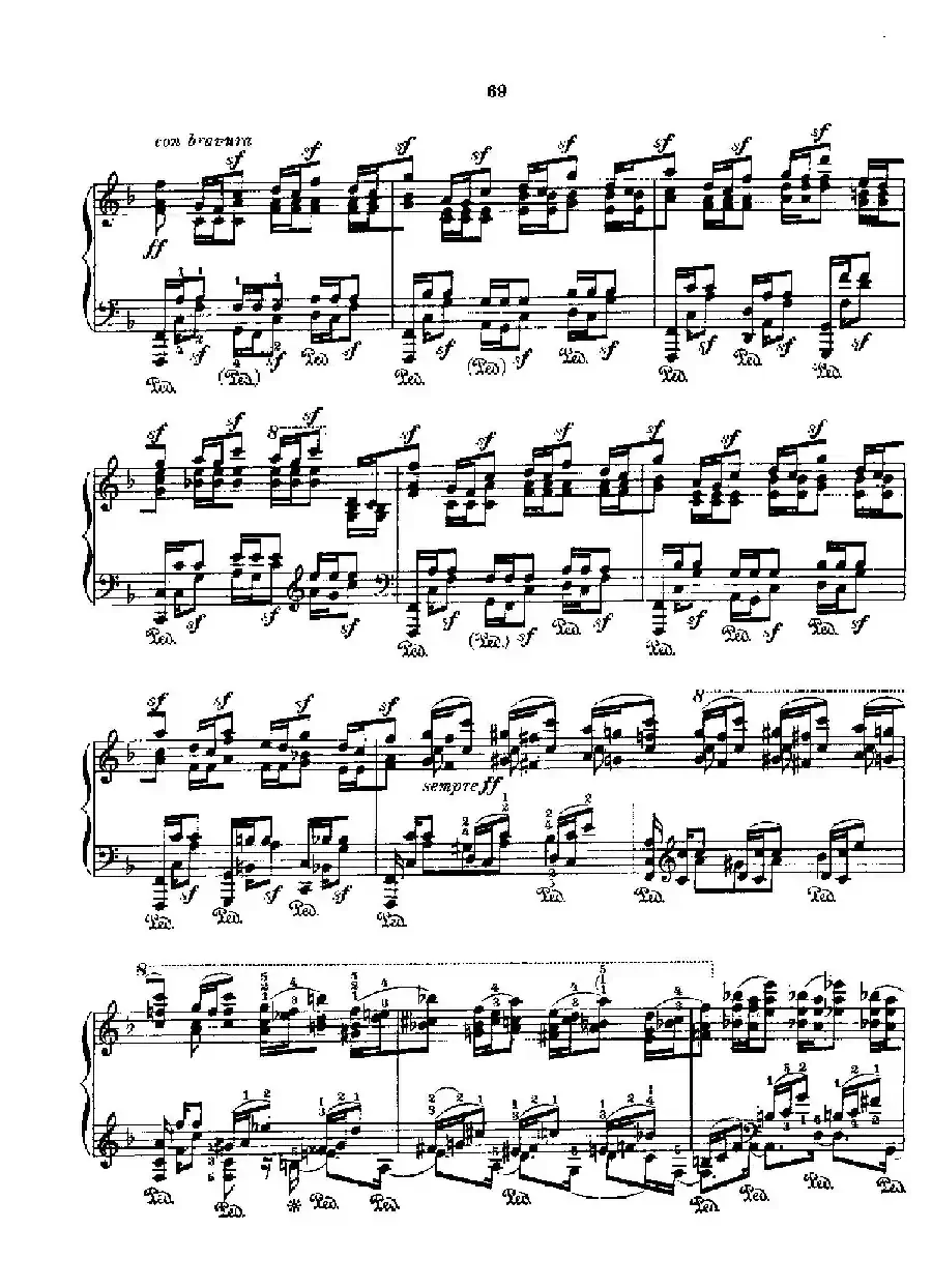53首以肖邦练习曲为素材而作的练习曲（No.29）