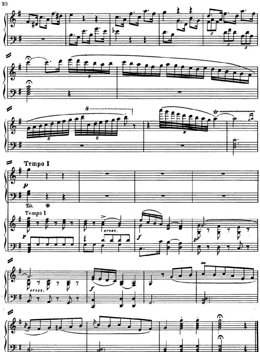 二十八部钢琴协奏曲 No.4