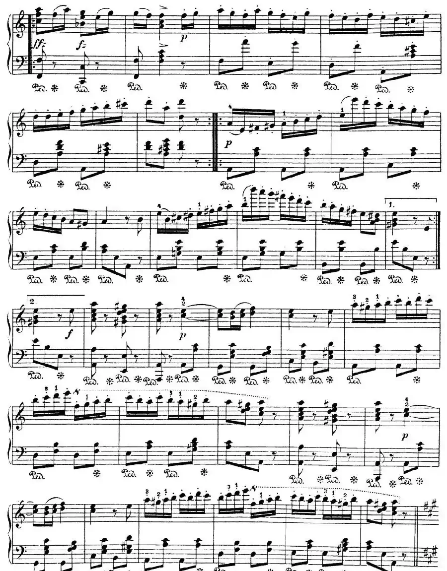 ZIGEUNERWEISEN（钢琴独奏）