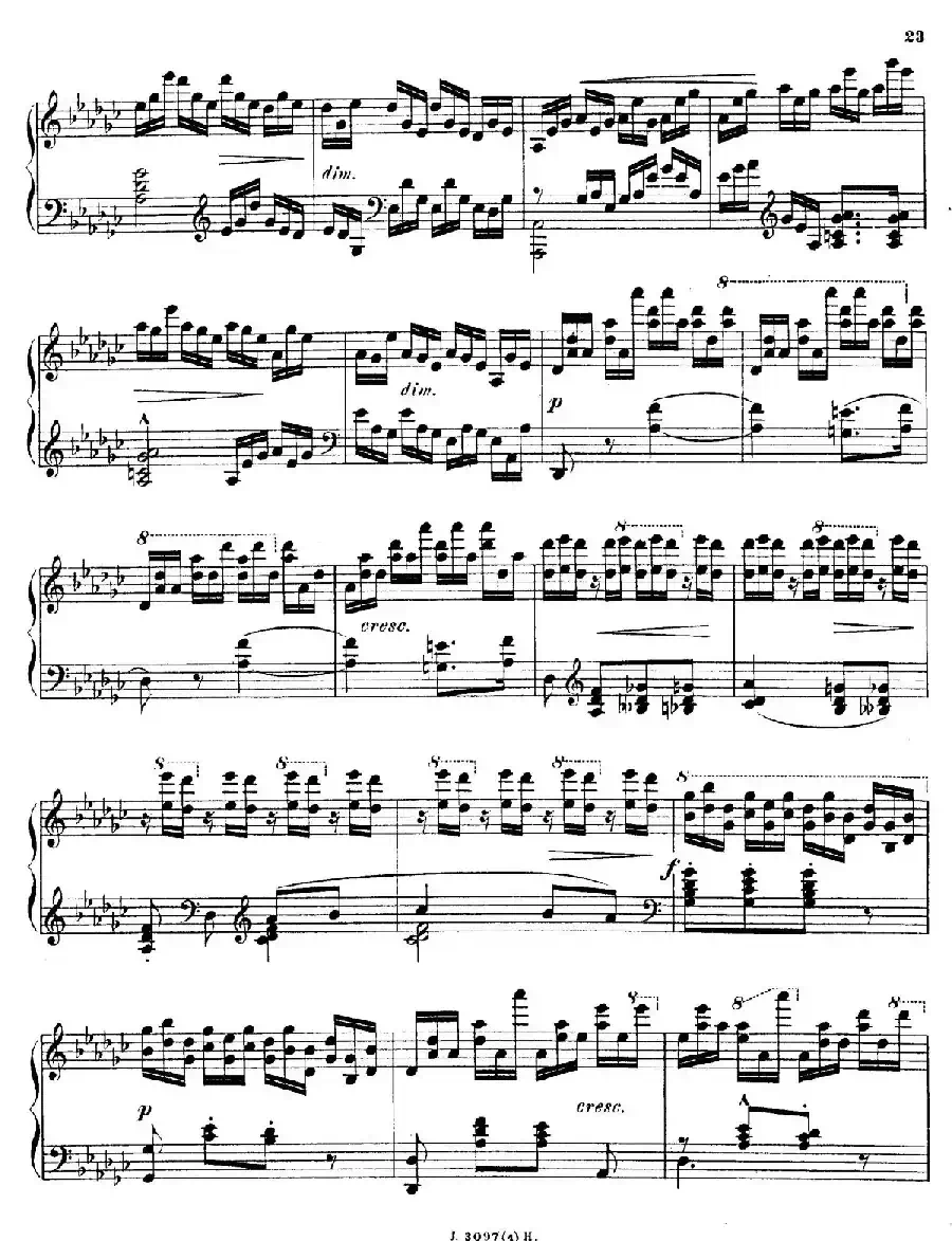 6 Etudes de Concert（6首音乐会练习曲·4）