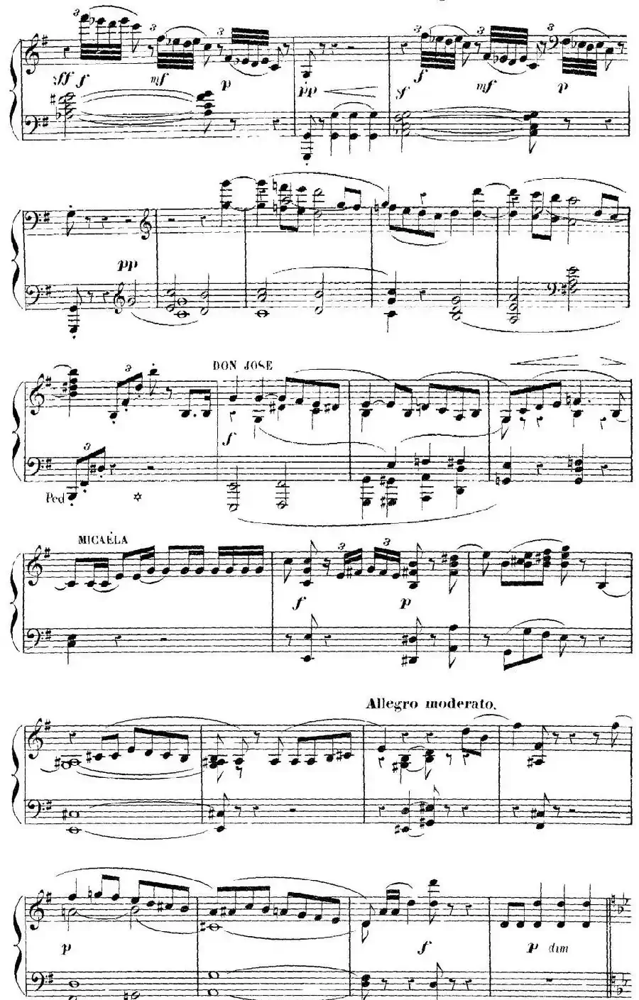 Carmen for Solo Piano（卡门全剧钢琴独奏版）（No.7）