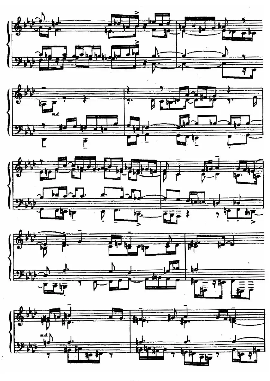 24 Preludes and Fugues Op.82（24首前奏曲与赋格·20）