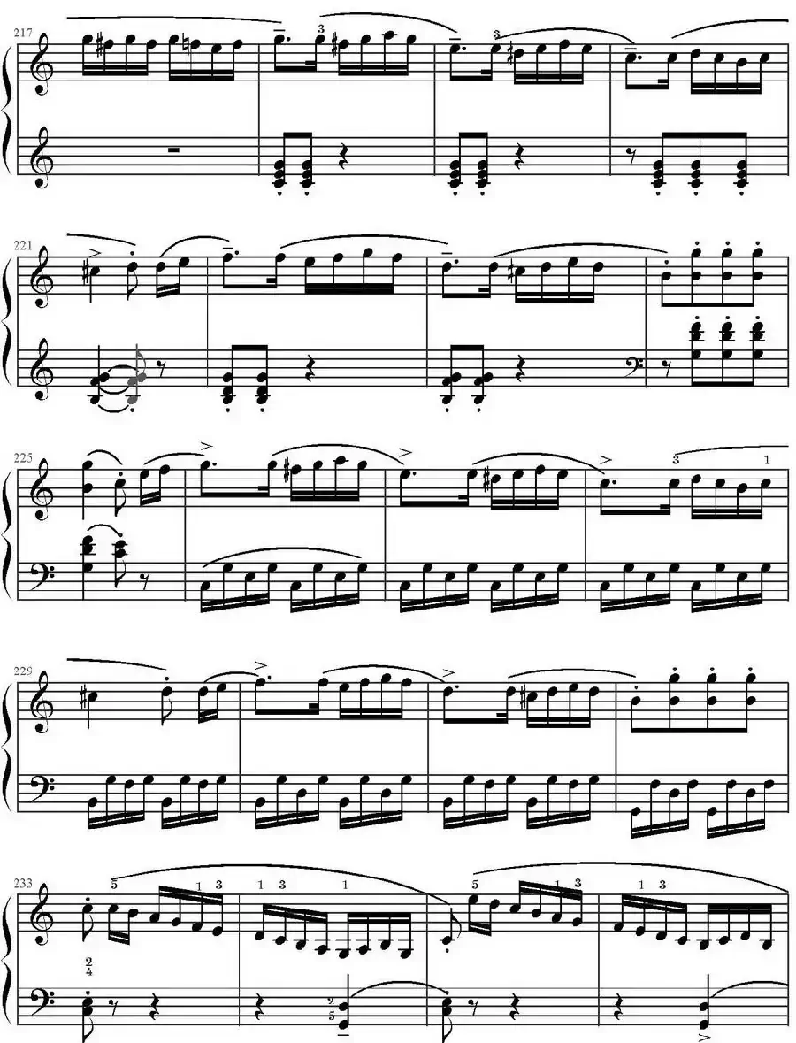 C大调小奏鸣曲 Op.20 No.1(库劳作曲版)