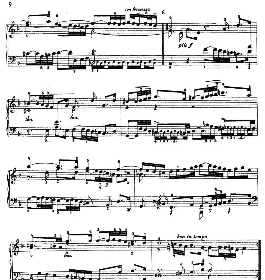 第一组曲：d小调·吉格