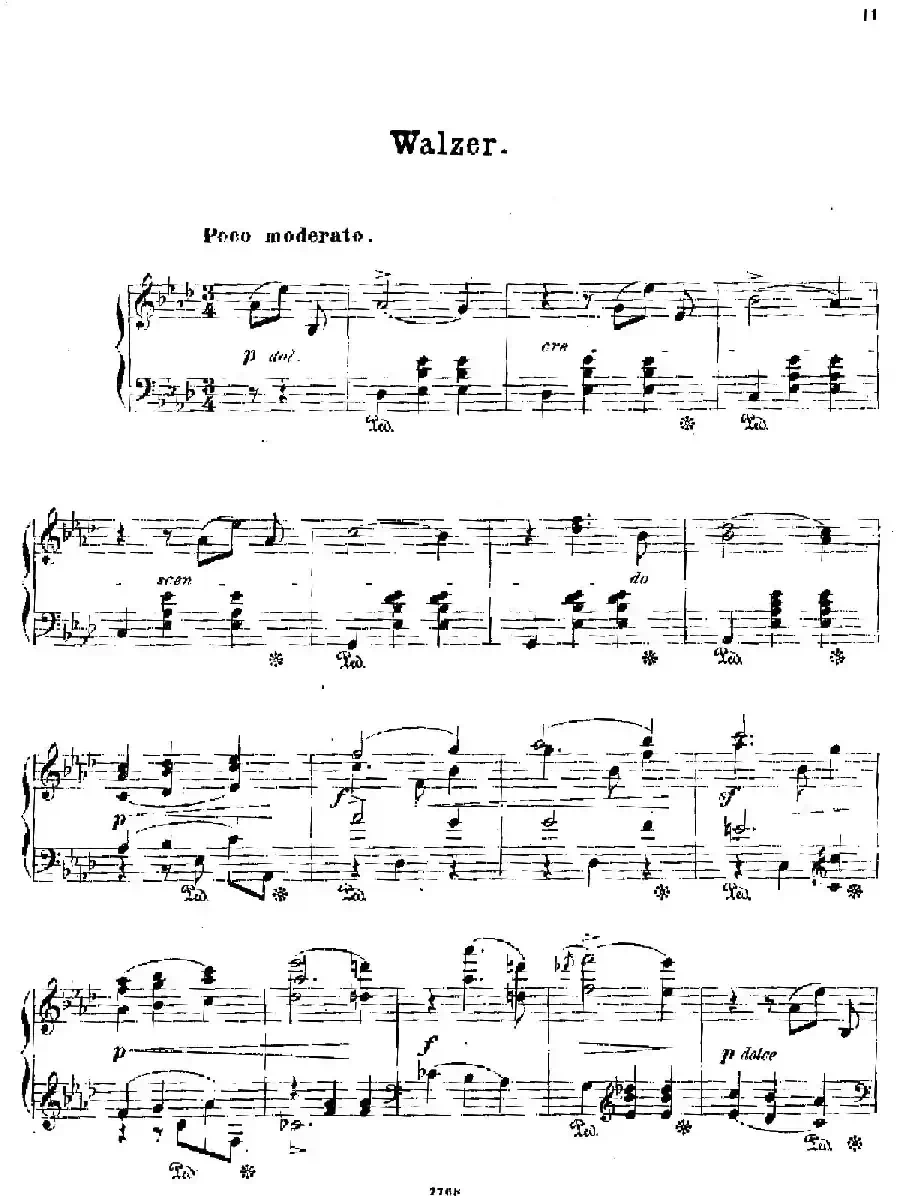 Phantasien Am Clavier Op.36（幻想曲集·第六首）