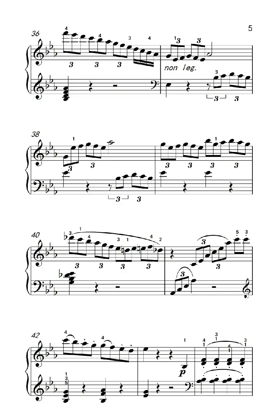 第八钢琴奏鸣曲（悲怆） 快板的回旋曲