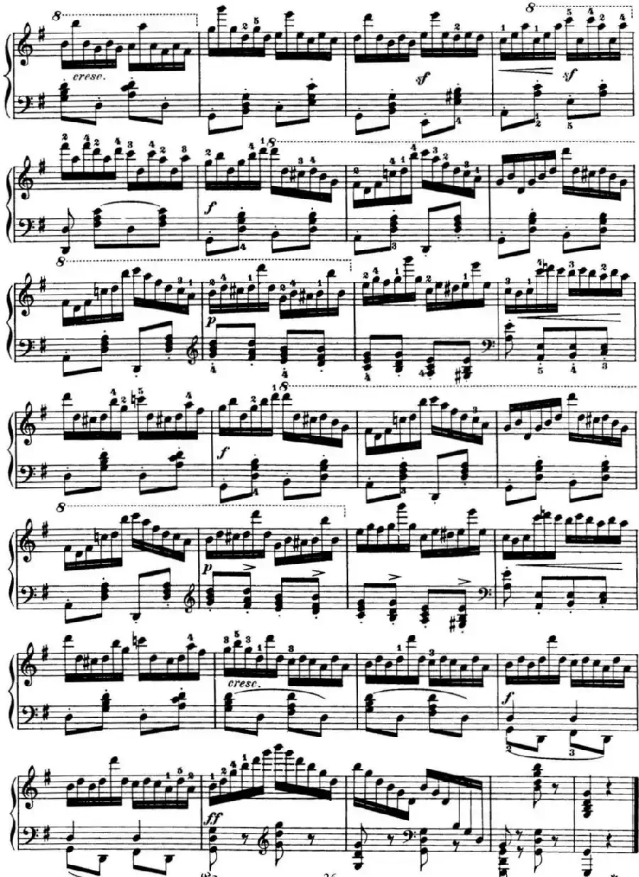 50首车尔尼Op.740钢琴手指灵巧技术练习曲(NO.44)