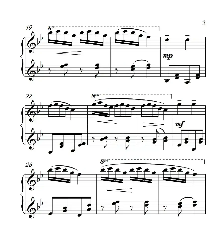 第三级 小风车(中国音乐学院钢琴考级作品1~6级)