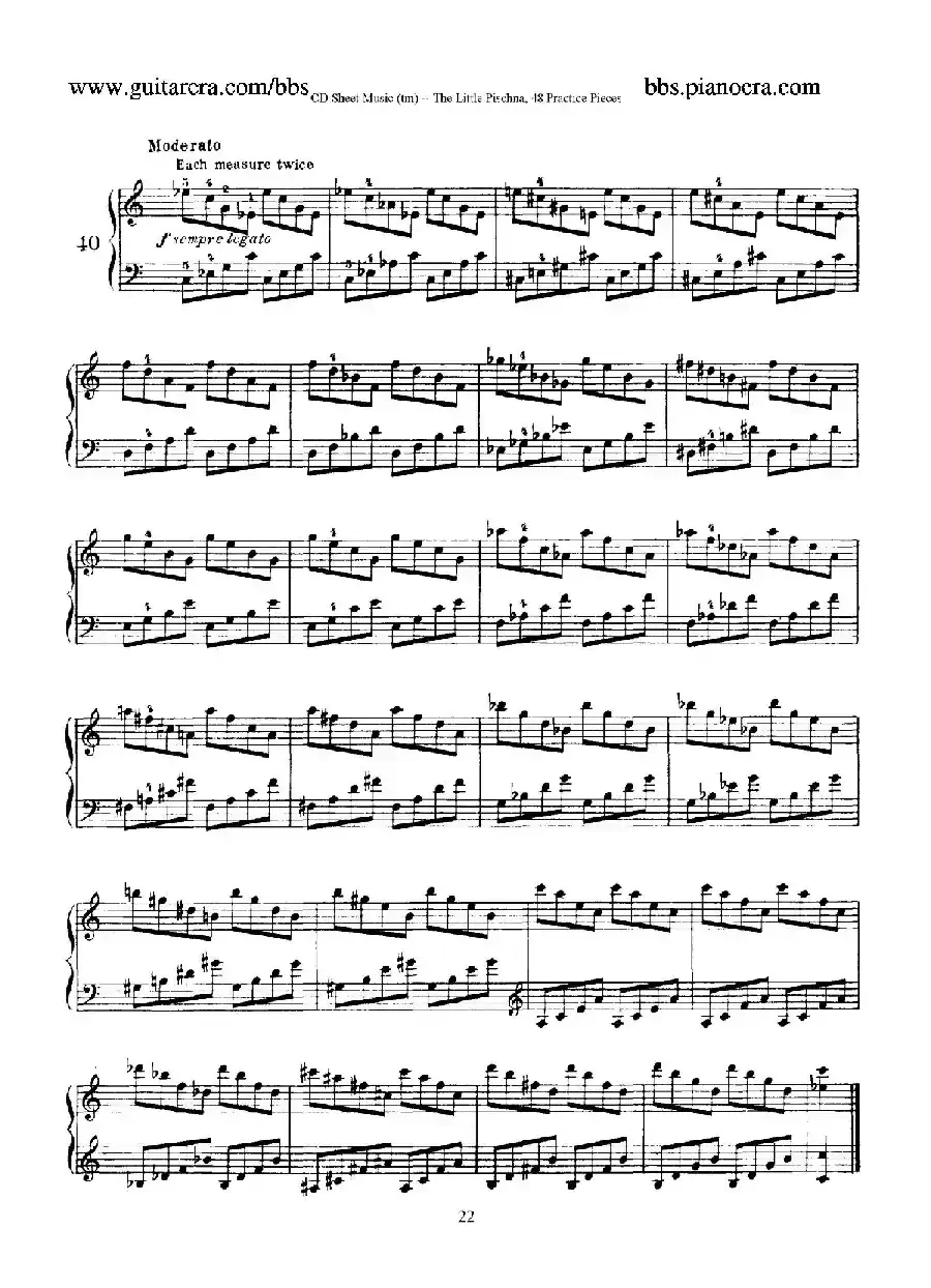 48 Practice Pieces（四十八首钢琴练习曲）