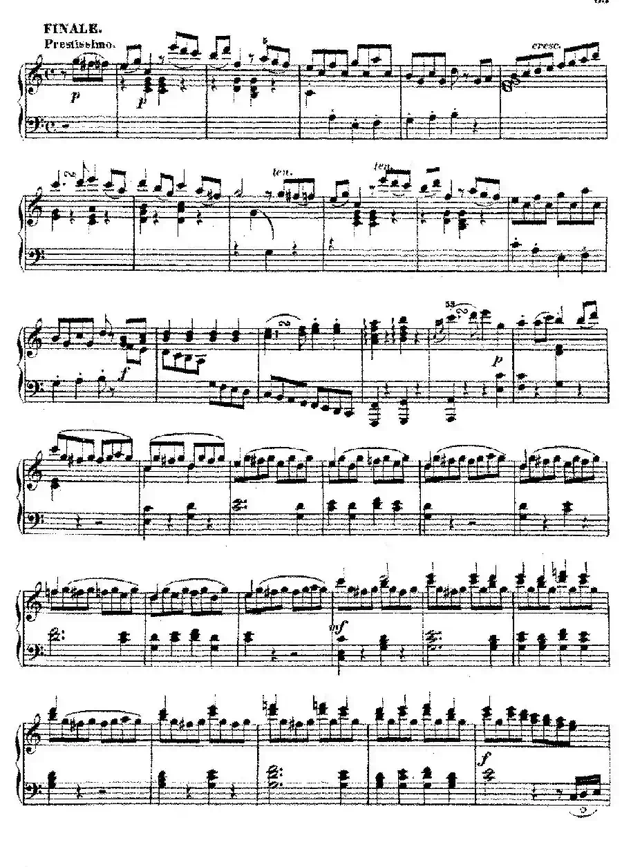 Piano Sonata No.4 in C Major Op.38（C大调第四钢琴奏鸣曲）