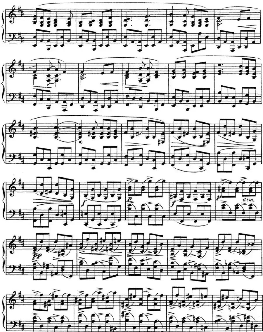 斯克里亚宾 钢琴练习曲 Op.8 No.3 Alexander Scriabin Etudes