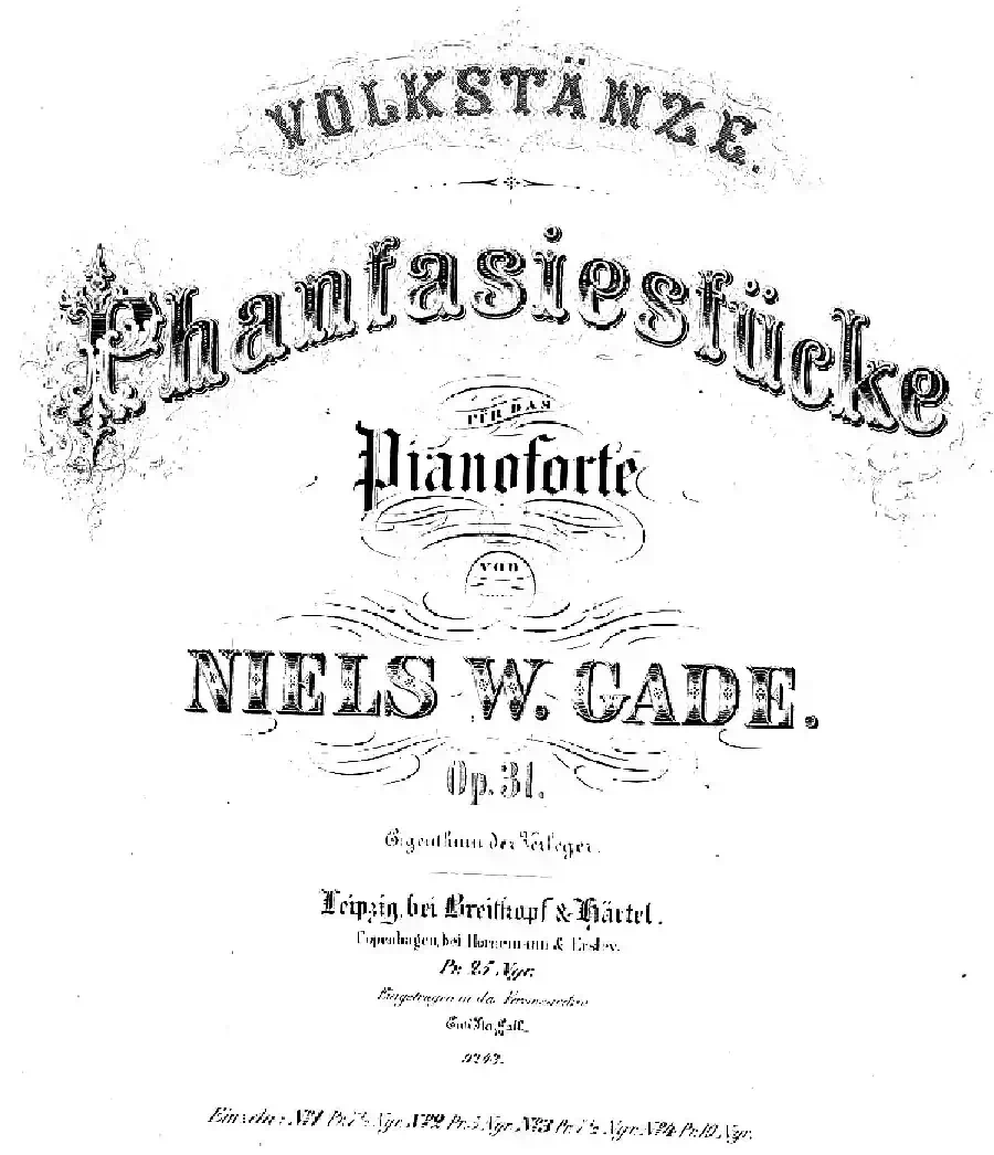 Phantasiestücke Op.31（幻想曲集·3. 升c小调）