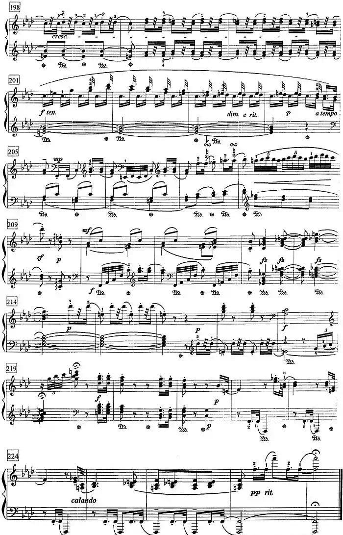 钢琴教程第七级 大型乐曲（f小调变奏曲 Op.83）