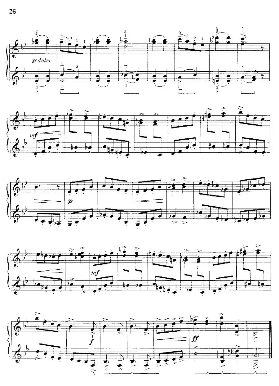 Thirty Pieces For Children Op.27（30首儿童钢琴曲 11—15）