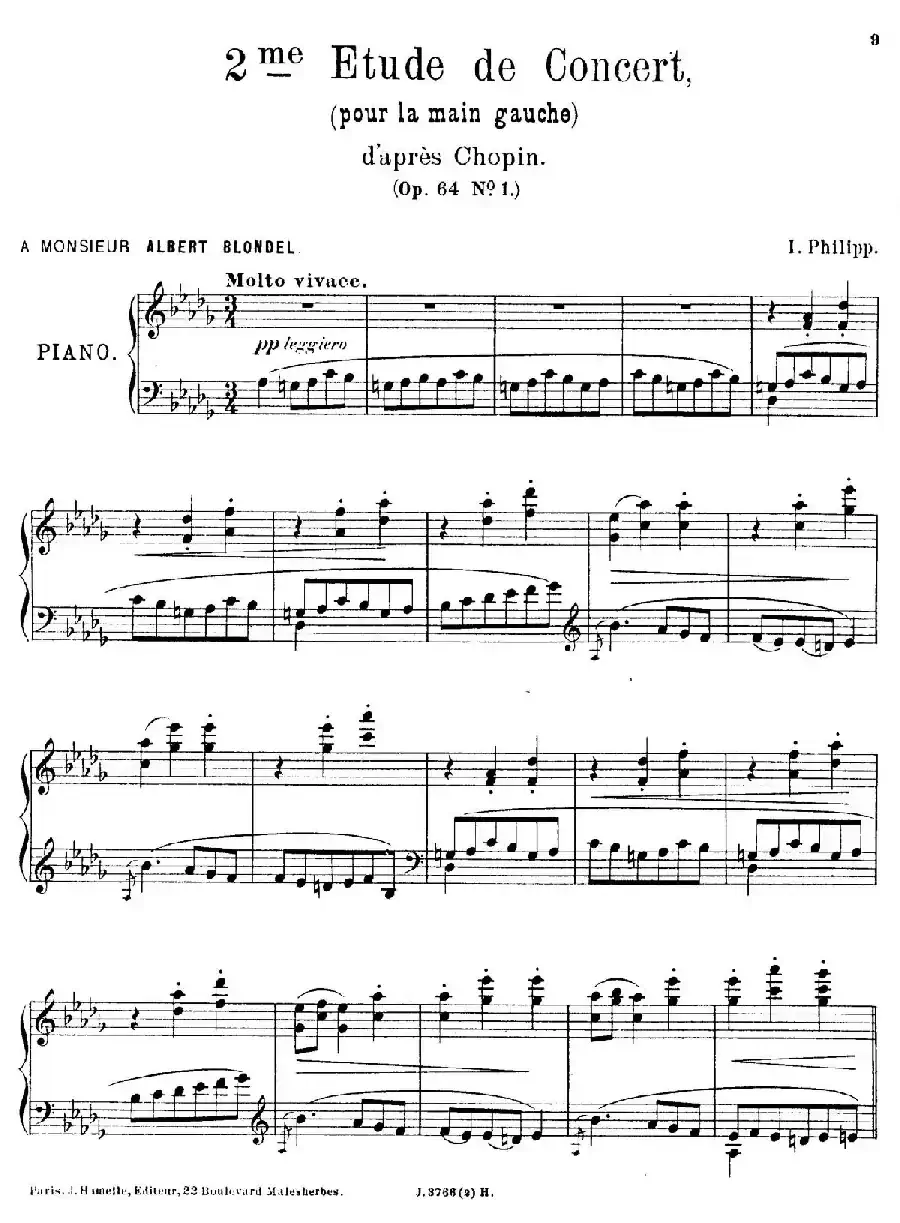6 Etudes de Concert（6首音乐会练习曲·2）