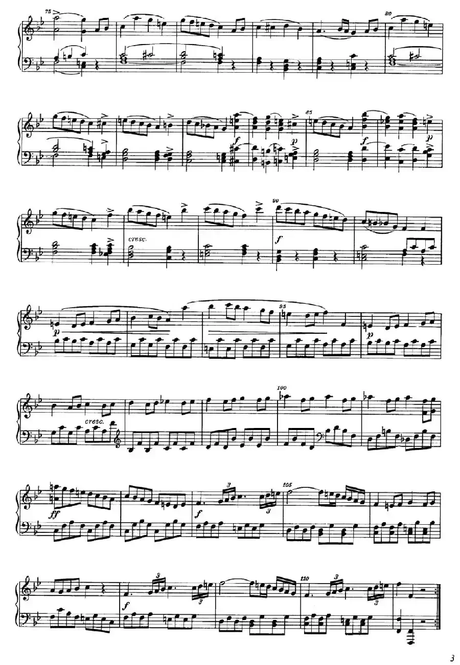 降B大调钢琴奏鸣曲 （Piano Sonata in B-flat Major Op.1）