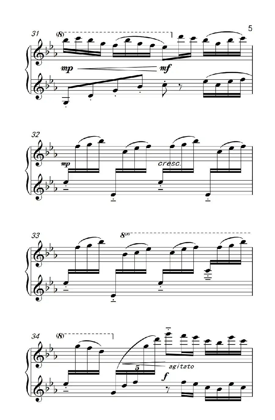 第九级3.旱天雷（中央音乐学院 钢琴（业余）考级教程 7-9级）