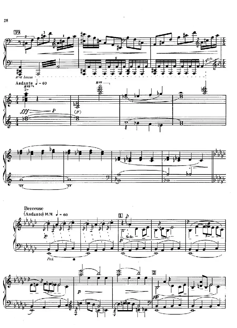火鸟组曲 Firebird Suite（拉夫林改编钢琴独奏版）