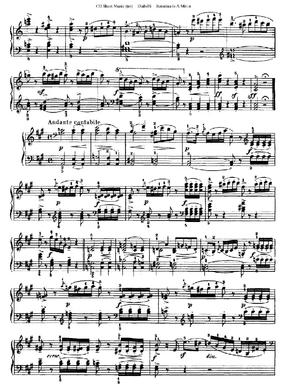 7 Piano Sonatinas Op.168（7首钢琴小奏鸣曲 No.7）
