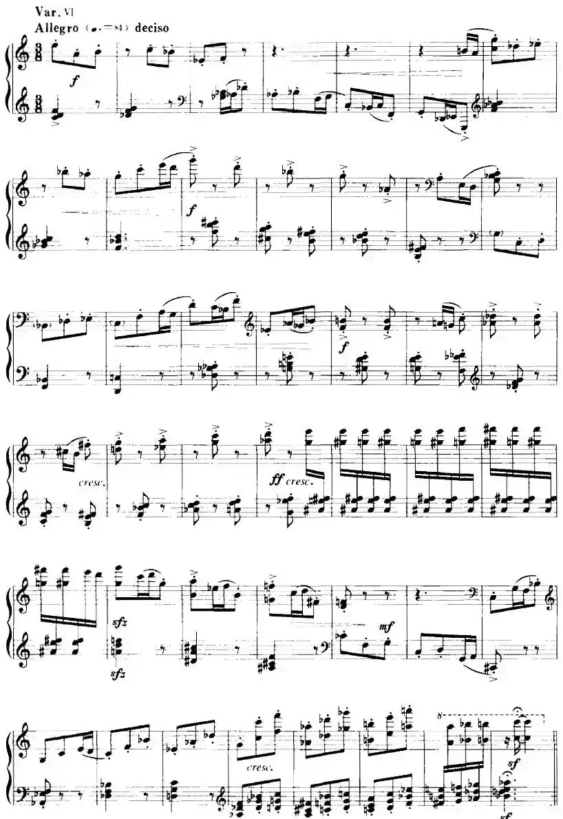 钢琴变奏曲（谢薇婧作曲版）