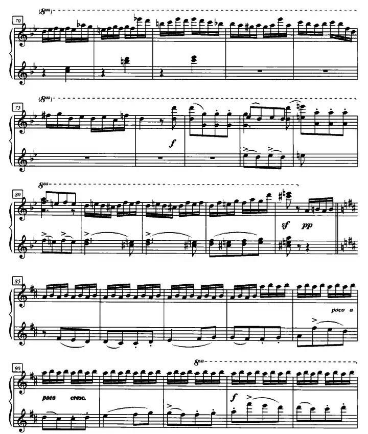 加洛普即兴曲（四手联弹、第一钢琴）