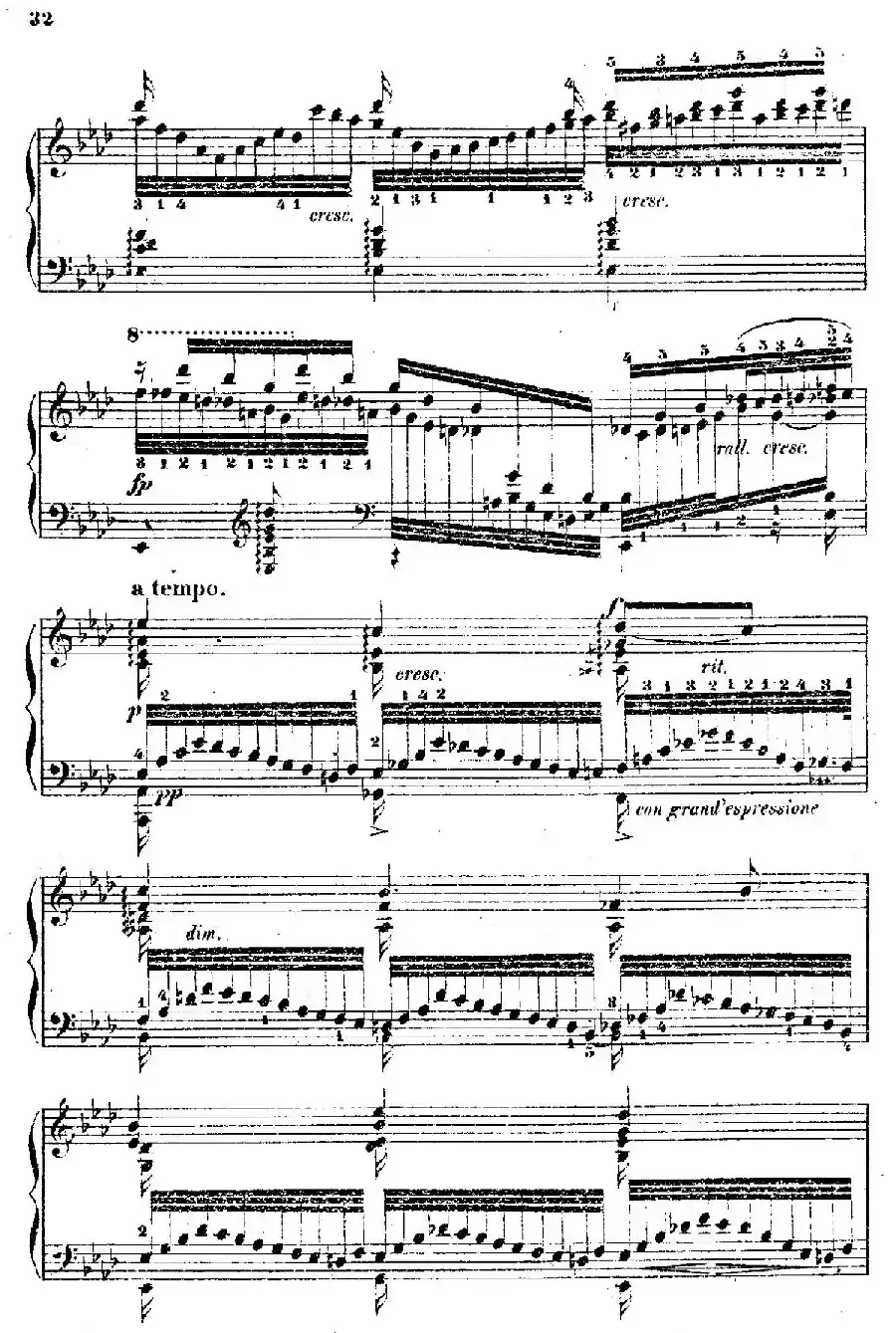 Douze Etudes de Salon Op.5（12首沙龙练习曲·6）