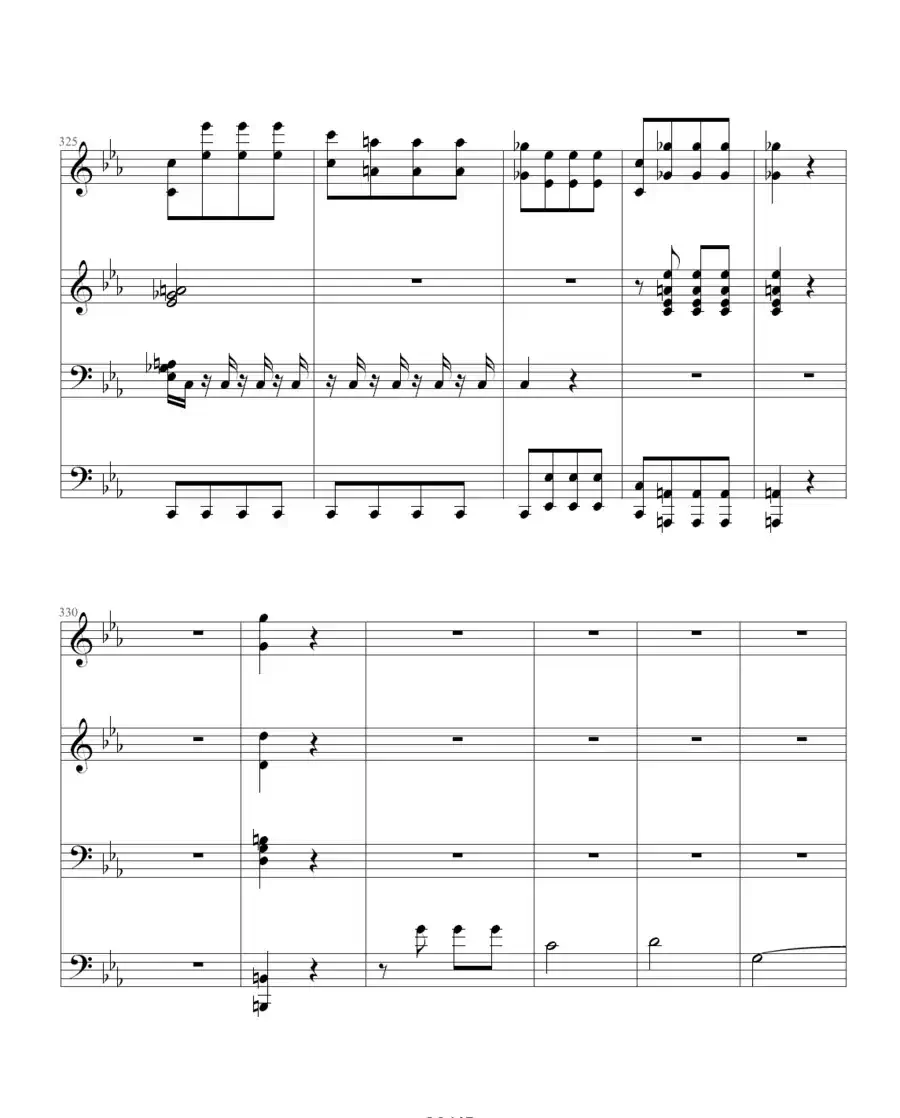 命运交响曲(四手联弹)