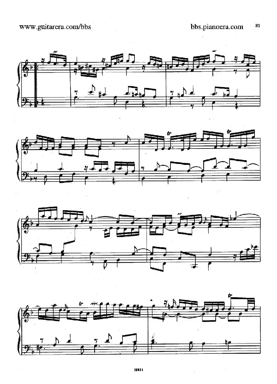 Suite No.3 in d Minor HWV 428（d小调第三组曲）