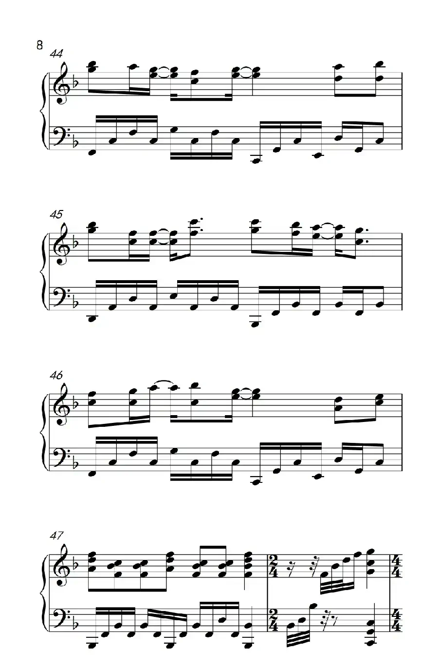 毕业歌（《弹吧音教》制谱）