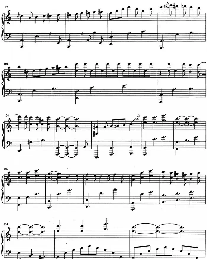 流行歌曲改编的钢琴曲：我的快乐