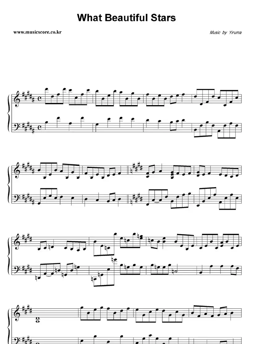 what beautiful stars