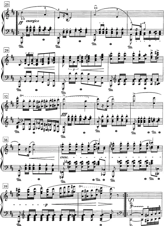 钢琴教程第八级 中外乐曲（A大调波兰舞曲 Op.40 No.1）