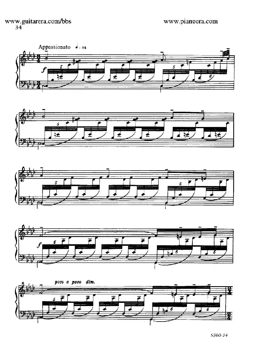 Fourth Piano Sonata S.360（第四钢琴奏鸣曲）