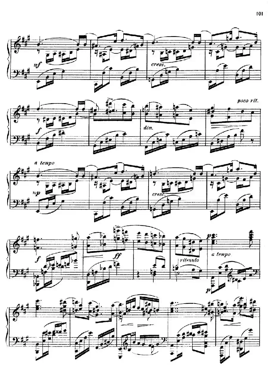 24 Characteristic Pieces Op.36（24首性格小品·19）