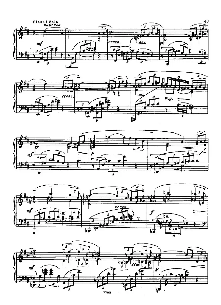 升f小调第一钢琴协奏曲 Op.1（双钢琴版）
