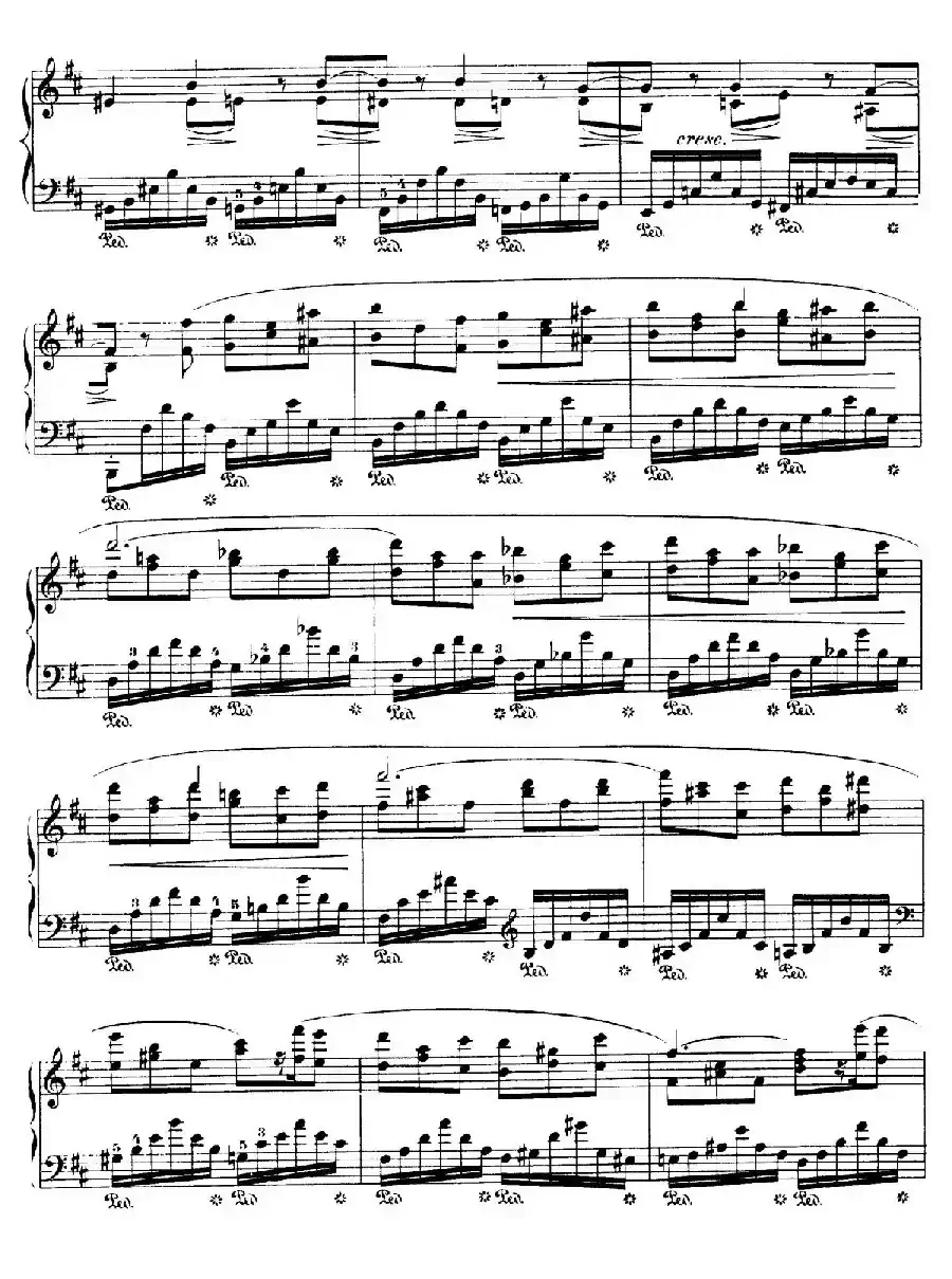 Piano Sonata No.3 in b Minor Op.58（b小调第三钢琴奏鸣曲·第四乐章）
