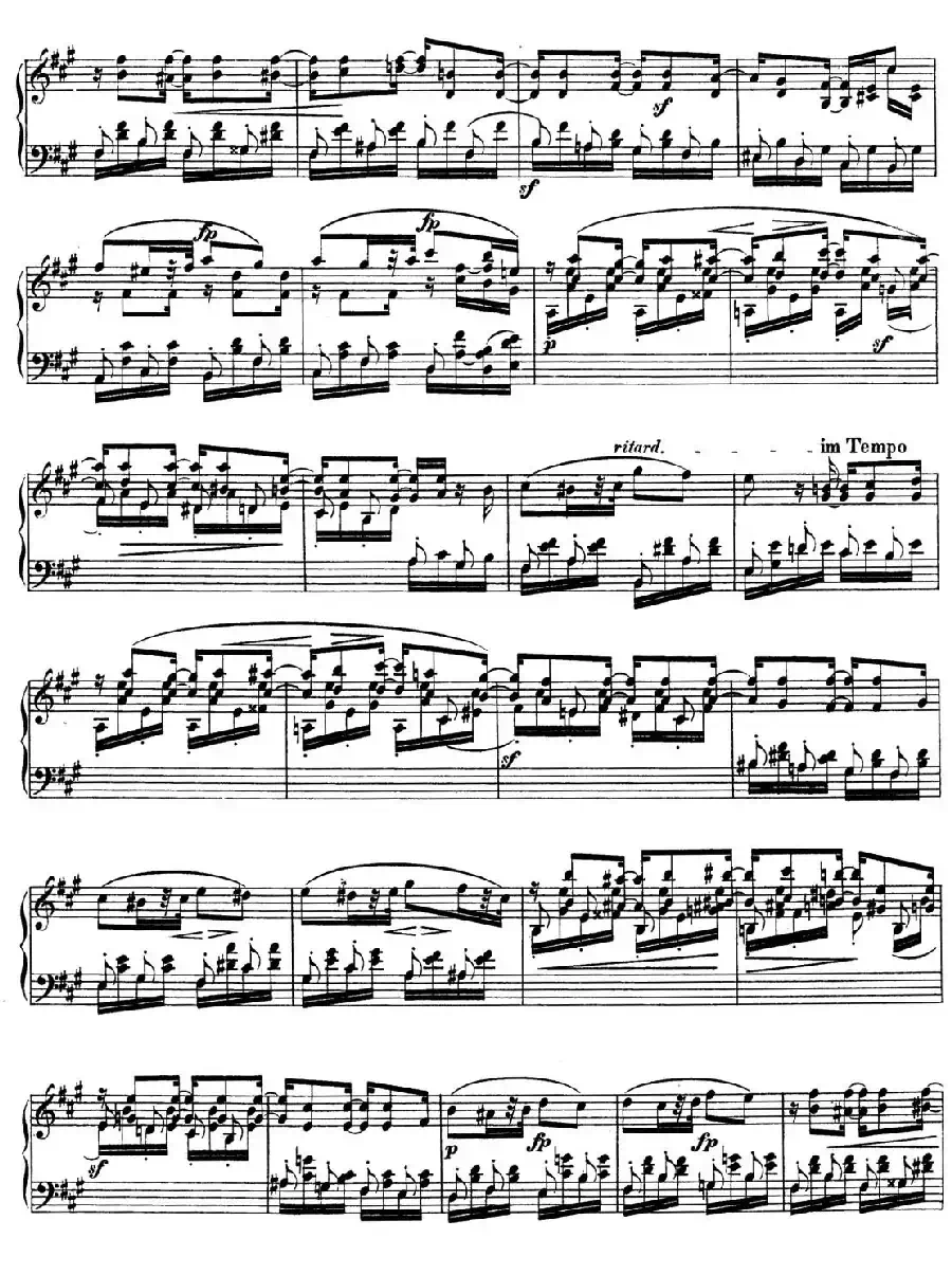 Albumblätter Op.124（纪念册页）（No.19）