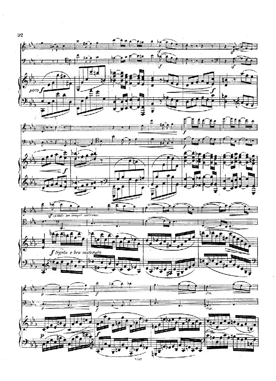 Piano Trio No.3 in c Minor Op.101（c小调第三钢琴三重奏）