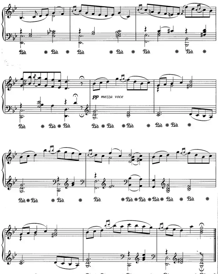 不可不弹的世界钢琴名曲：悲歌