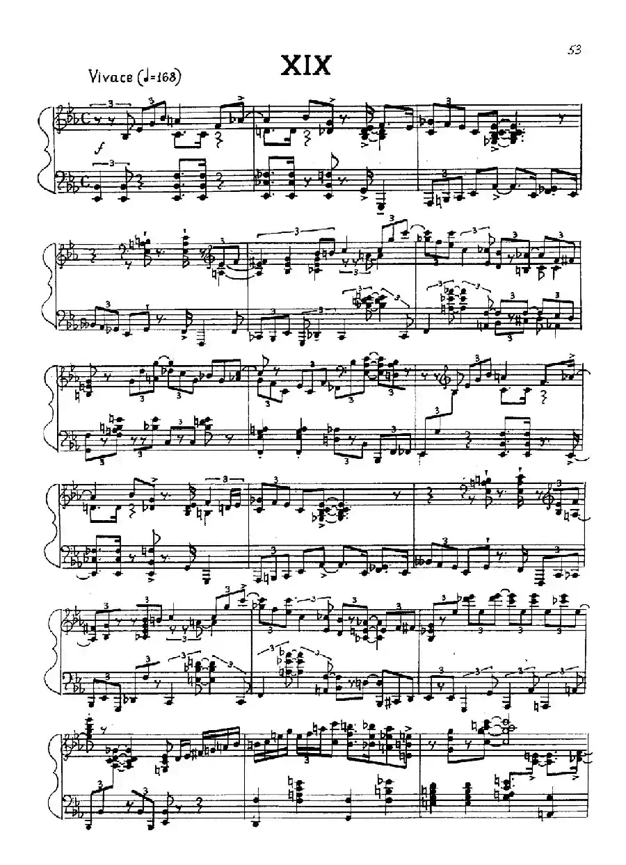 24 Preludes Op.53（24首前奏曲·XIX）