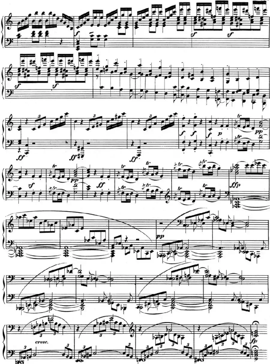 贝多芬钢琴奏鸣曲03 C大调 Op.2 No.3 C major