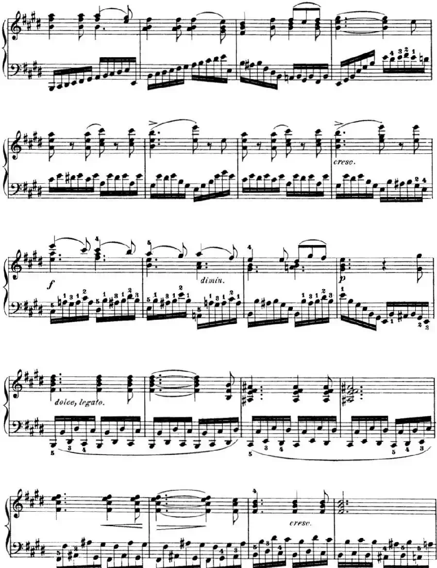 50首车尔尼Op.740钢琴手指灵巧技术练习曲（NO.23）